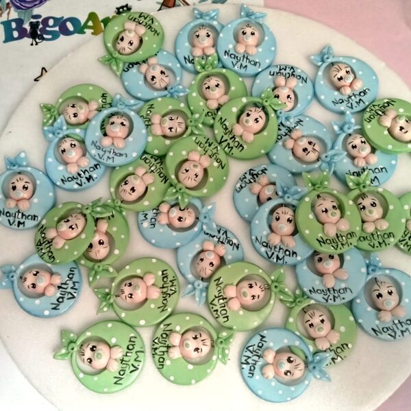 Imanes con retrato — Imanes con caritas personalizadas para eventos.